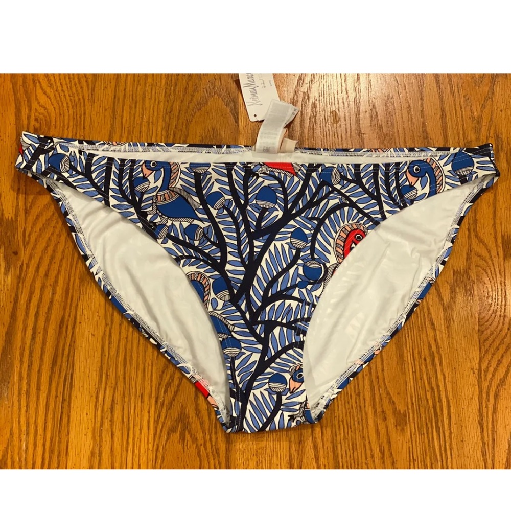 Tory Burch Bikini Bottoms blue something wild Sz XL